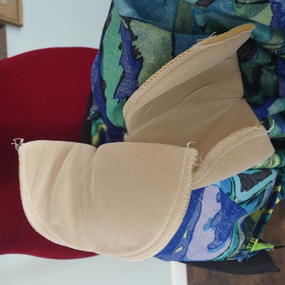 Abstract Shape Blue Purple Caliché Blouse - Picture 12 of 12